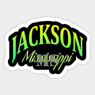 City Pride: Jackson, Mississippi Sticker